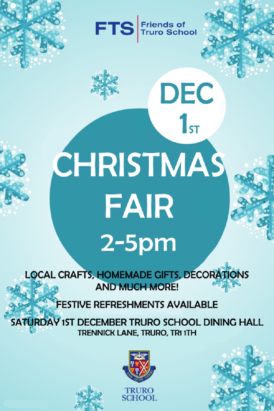 Christmas Fair Truro School Enterprises